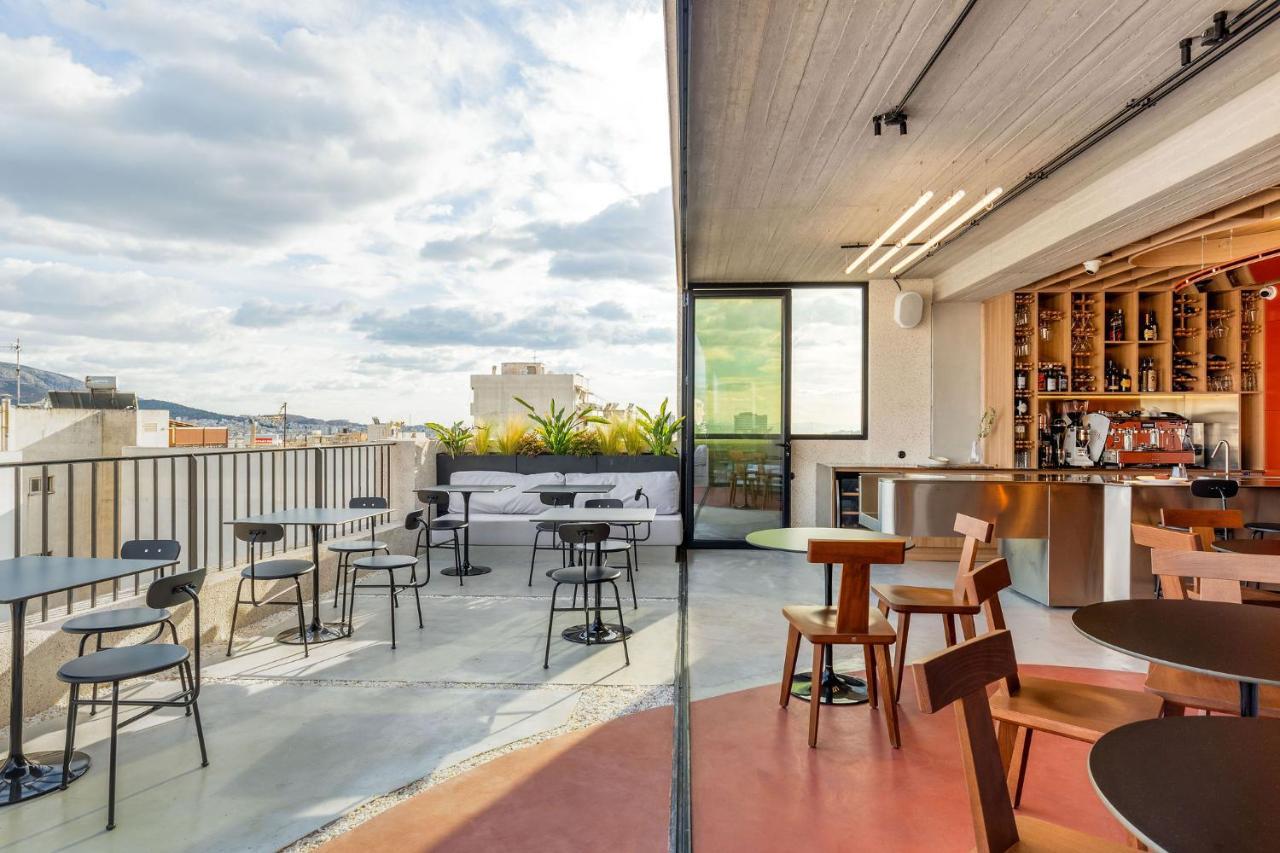 The Newel Psychiko Hotel Athens Exterior photo The rooftop bar at the London office